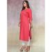 Picture of Exquisite Rayon Indian Red Kurtis & Tunic