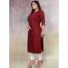 Picture of Bewitching Rayon Brown Kurtis & Tunic