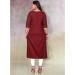 Picture of Bewitching Rayon Brown Kurtis & Tunic