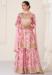 Picture of Stunning Silk Light Coral Anarkali Salwar Kameez