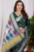 Picture of Fine Silk Sea Green Saree