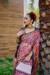 Picture of Radiant Cotton Rosy Brown Saree