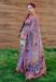 Picture of Graceful Cotton Cornflower Blue Saree