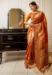 Picture of Magnificent Silk Chocolate Saree