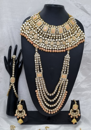 Picture of Excellent Beige Necklace Set