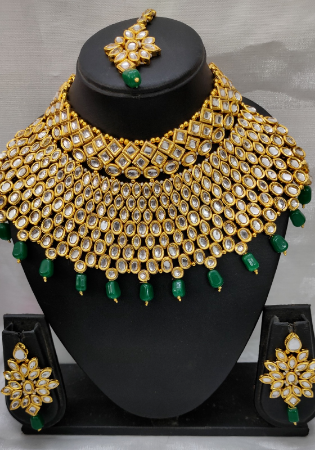 Picture of Elegant Dark Khaki Necklace Set