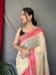 Picture of Well Formed Linen Beige Saree