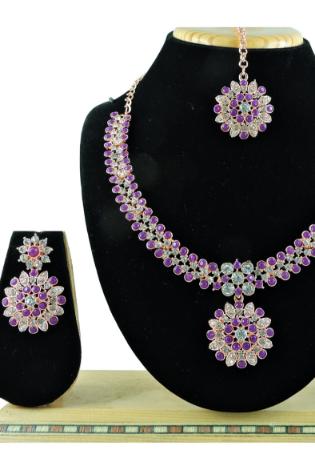 Picture of Sublime Dark Orchid Necklace Set