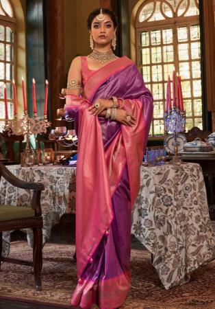 Picture of Charming Silk Purple Saree