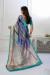 Picture of Shapely Crepe & Silk Slate Grey Saree