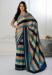 Picture of Elegant Crepe & Silk Sea Green Saree