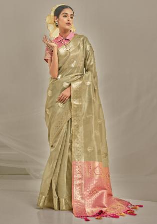 Picture of Pleasing Silk Pale Green Saree