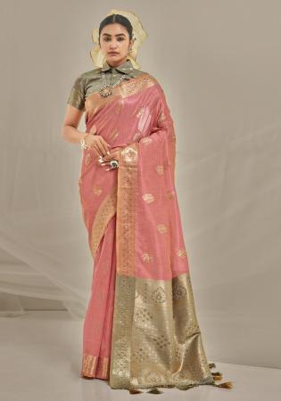 Picture of Splendid Silk Rosy Brown Saree