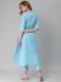 Picture of Enticing Rayon Light Steel Blue Kurtis & Tunic