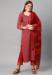 Picture of Good Looking Rayon Maroon Readymade Salwar Kameez