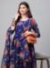 Picture of Fascinating Rayon Midnight Blue Readymade Salwar Kameez