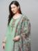 Picture of Magnificent Rayon Dark Sea Green Readymade Salwar Kameez