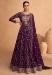 Picture of Appealing Georgette Purple Anarkali Salwar Kameez