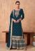 Picture of Georgette Midnight Blue Straight Cut Salwar Kameez