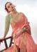 Picture of Graceful Silk Dark Salmon Saree