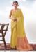 Picture of Beautiful Silk Yellow Saree