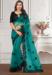 Picture of Statuesque Net Steel Blue Saree