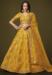 Picture of Stunning Silk Golden Rod Lehenga Choli