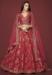 Picture of Grand Silk Indian Red Lehenga Choli