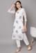 Picture of Ravishing Crepe & Georgette White Kurtis And Tunic