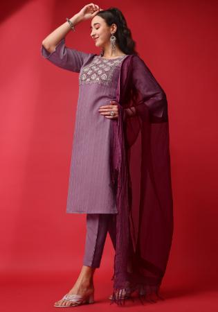 Picture of Wonderful Rayon Orchid Readymade Salwar Kameez