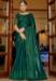 Picture of Appealing Chiffon Forest Green Saree