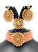 Picture of Well Formed Sandy Brown Necklace Set