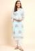 Picture of Alluring Georgette Light Steel Blue Kurtis & Tunic