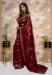 Picture of Comely Georgette Maroon Saree