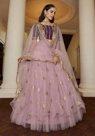 Picture of Radiant Silk Plum Lehenga Choli