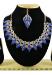 Picture of Beauteous Steel Blue Necklace Set