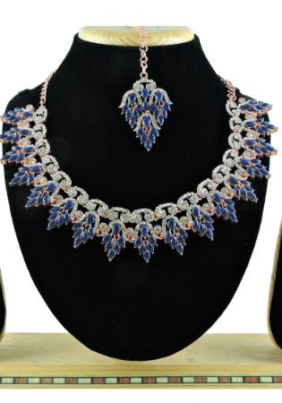 Picture of Grand Navy Blue Necklace Set