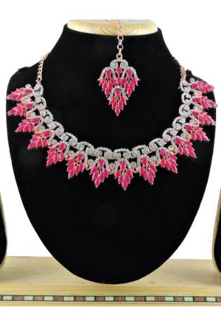 Picture of Sublime Pale Violet Red Necklace Set