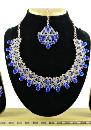 Picture of Resplendent Cadet Blue Necklace Set