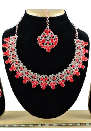 Picture of Statuesque Red Necklace Set