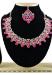 Picture of Beauteous Rosy Brown Necklace Set