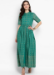 Picture of Amazing Rayon Sea Green Readymade Gown