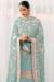 Picture of Georgette Sky Blue Straight Cut Salwar Kameez