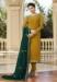 Picture of Georgette & Satin Chocolate Straight Cut Salwar Kameez