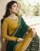 Picture of Georgette & Satin Chocolate Straight Cut Salwar Kameez