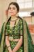 Picture of Statuesque Silk Dark Olive Green Lehenga Choli