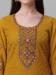 Picture of Georgette Golden Rod Straight Cut Salwar Kameez