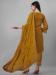 Picture of Georgette Golden Rod Straight Cut Salwar Kameez