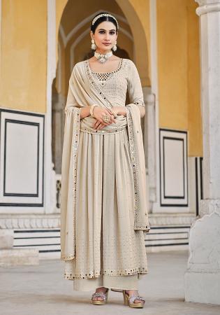 Picture of Wonderful Georgette Rosy Brown Readymade Salwar Kameez