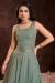 Picture of Well Formed Georgette Grey Readymade Gown